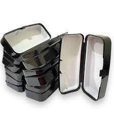 Kit com 6 Estojos Preto para Óculos , Armação, Receituário