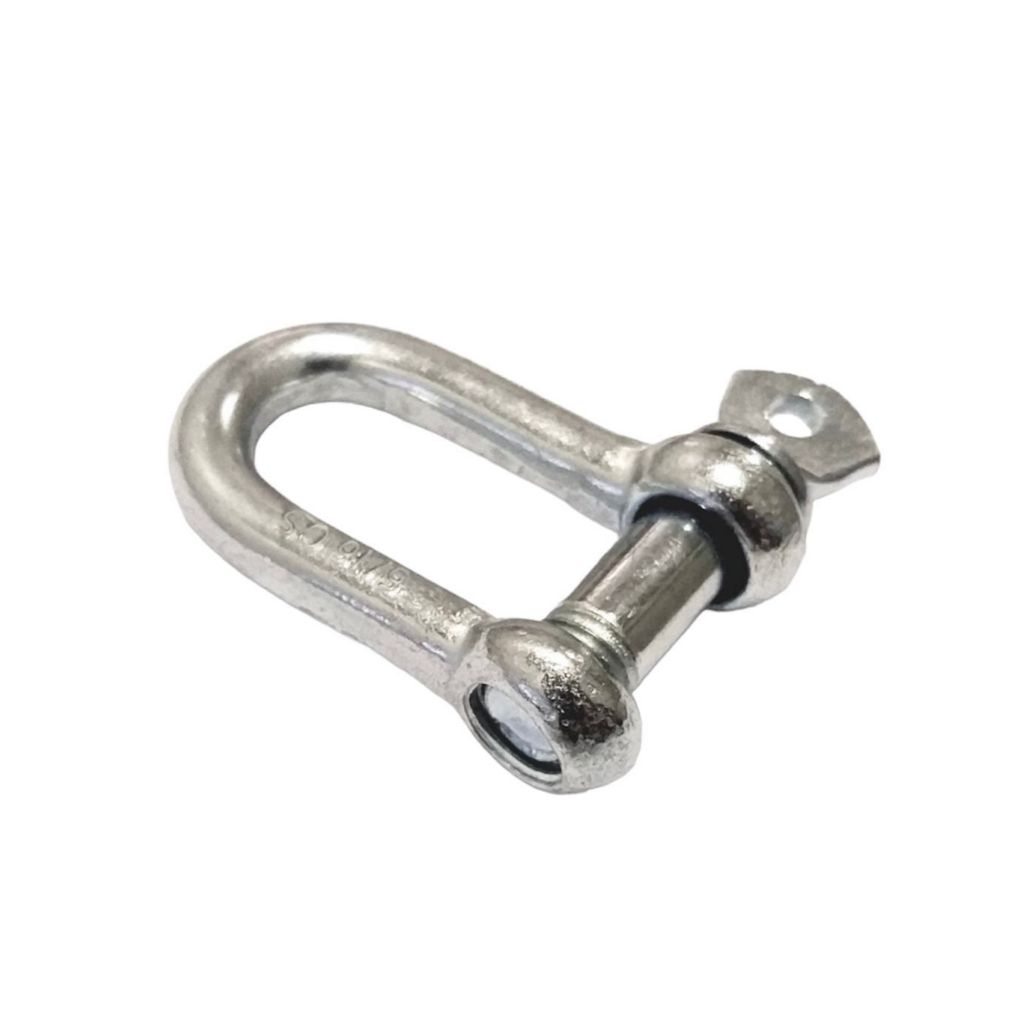 Anilha Manilha Reta Para Cabo De Aço 5/16 Kit 10 Unidades