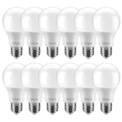 Kit 12 Lâmpadas Led Bulbo 12w E27 3000K Branco Quente/6500k Branco Frio ELGIN Inmetro
