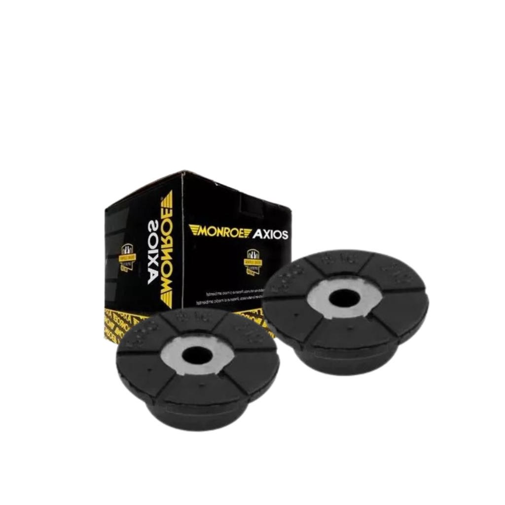 Kit 2 Coxim Amortecedor Superior Traseiro Logan Sandero Clio