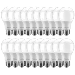 Kit 20 Lâmpadas Led Bulbo 12w E27 3000K Branco Quente/6500k Branco Frio ELGIN Inmetro