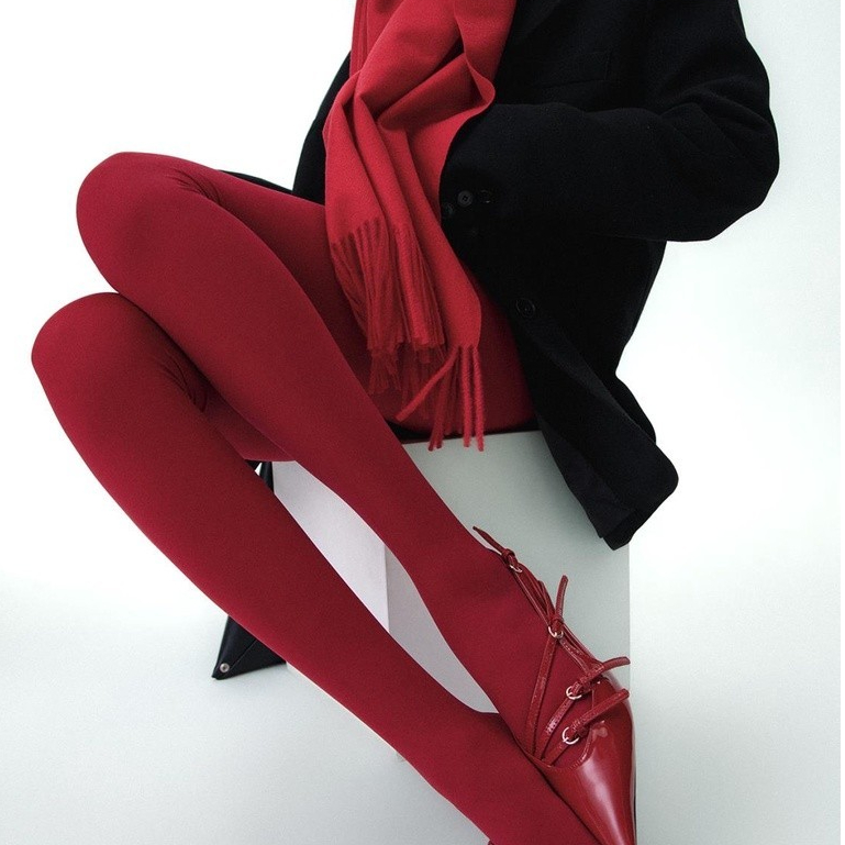 Meia Calça Feminina Vinho Bordô Fio 80 Com Elastano em Oferta na Shopee