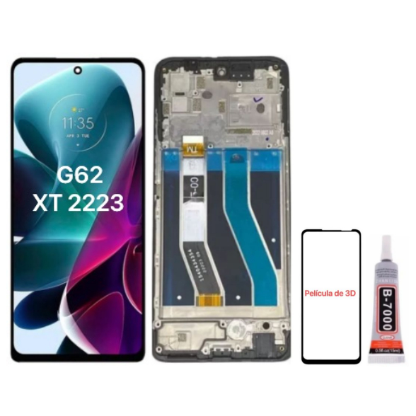 Tela Touch Display Lcd Compatível Moto G62 5G XT2223-1 A Pronto Entrega em Oferta na Shopee