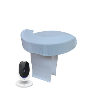 Suporte adaptador de berço compatível com baba eletrônica Motorola Comfort 50BU