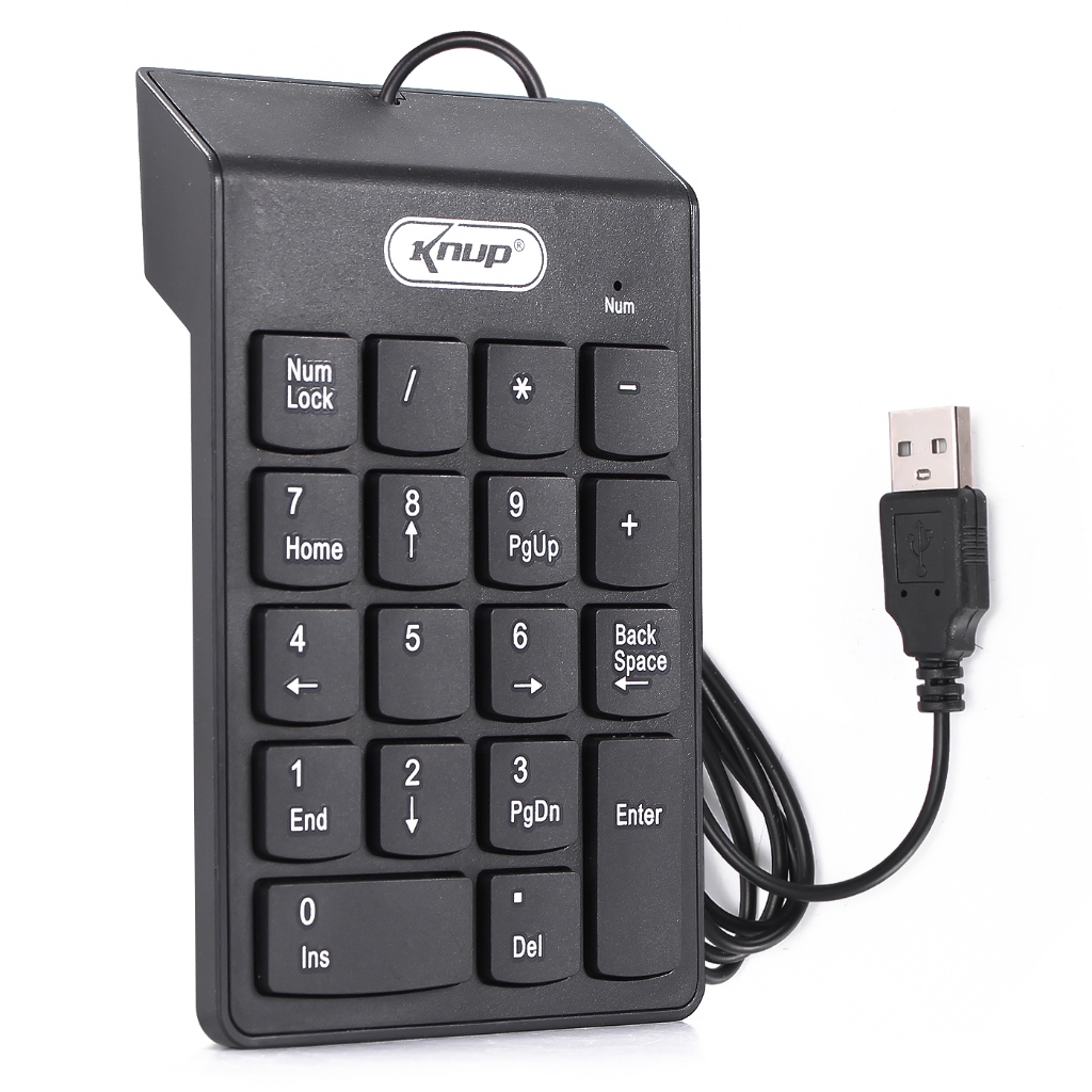 Teclado Numérico Usb com Fio para Pc Computador Notebook KNUP