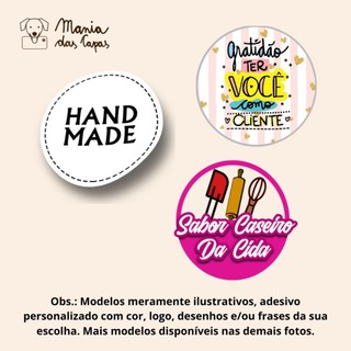 100 Adesivos Personalizados Com Logomarca Adesivos Com Nome