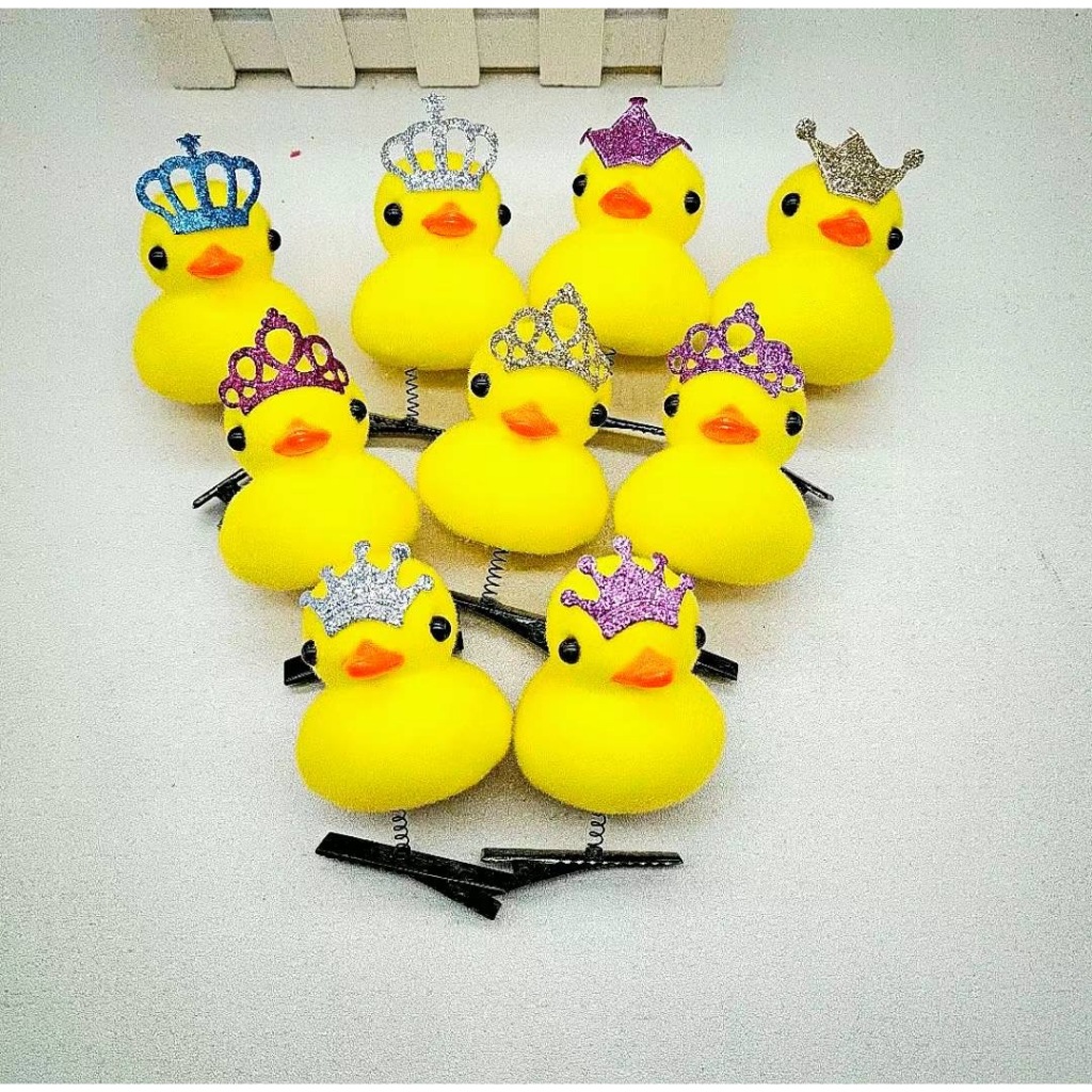 kit 4 unidades Acessório Cabelo  Cabelo Maluco Escola Volta as aulas Pintinho Amarelo na moda