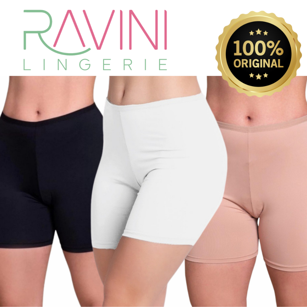 Short Anágua Feminino Bermuda Modeladora Segunda Pele 100% Poliamida ORIGINAL RAVINI em Oferta na Shopee