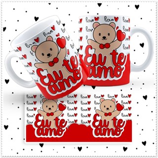 Caneca Personalizada Dia dos Namorados Ursinhos Presente Casal Aniversario Festa Qualidade HD 056 em Oferta na Shopee