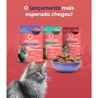 Sachê Origens Gatos 85g 18 UNIDADES em Oferta na Shopee