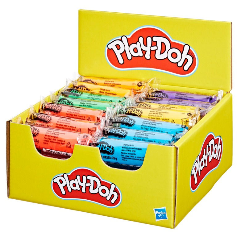 Kit 50 Massinhas Play Doh Refil Sticks - Hasbro F9817 em Oferta na Shopee