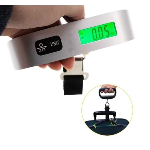 Balança Digital Portátil De Mão Mala Bagagem Até 50kg