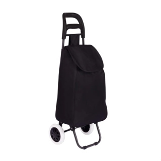 Carrinho De Compras Bag Dobrável C/ Rodas Suporta 30kg Mor em Oferta na Shopee