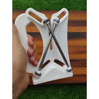 Afiador de facas Profissional chaira Dupla em Oferta na Shopee