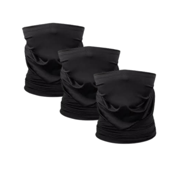 3x Bandana Balaclava Touca Bike Pesca Ciclismo Corrida Moto Inverno Frio Proteção Uv Pescoceira Head Gorro