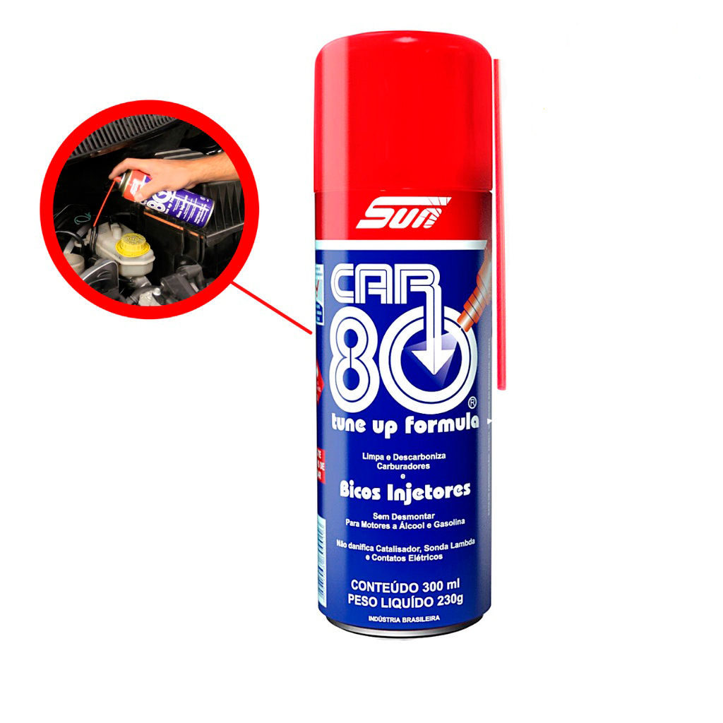 Descarbonizante Car80 Original Limpeza De Bico Injetor Carburador 300ML em Oferta na Shopee