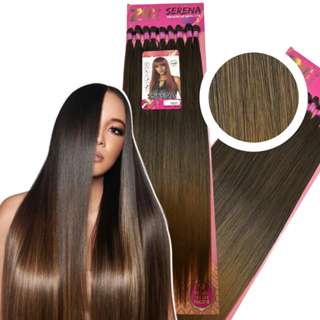 Aplique Cabelo Liso Orgânico Serena Tela 80 cm Mega Hair Zhang em Oferta na Shopee