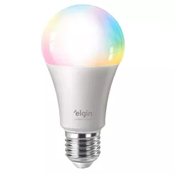 Lâmpada Inteligente Led Bulbo 10w Rgb Smart Color - Elgin