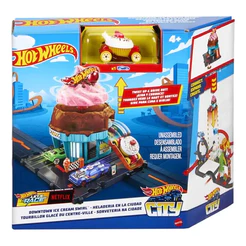 Pista Hot Wheels City Sorveteria Na Cidade - Mattel Htn77