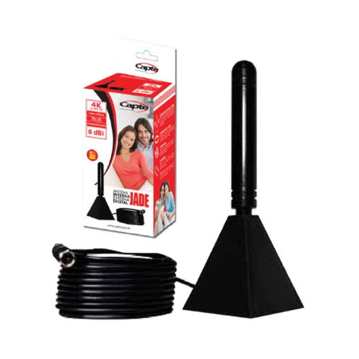 Antena Digital Interna Para TV Com Cabo De 1,2 Metros CAPTE