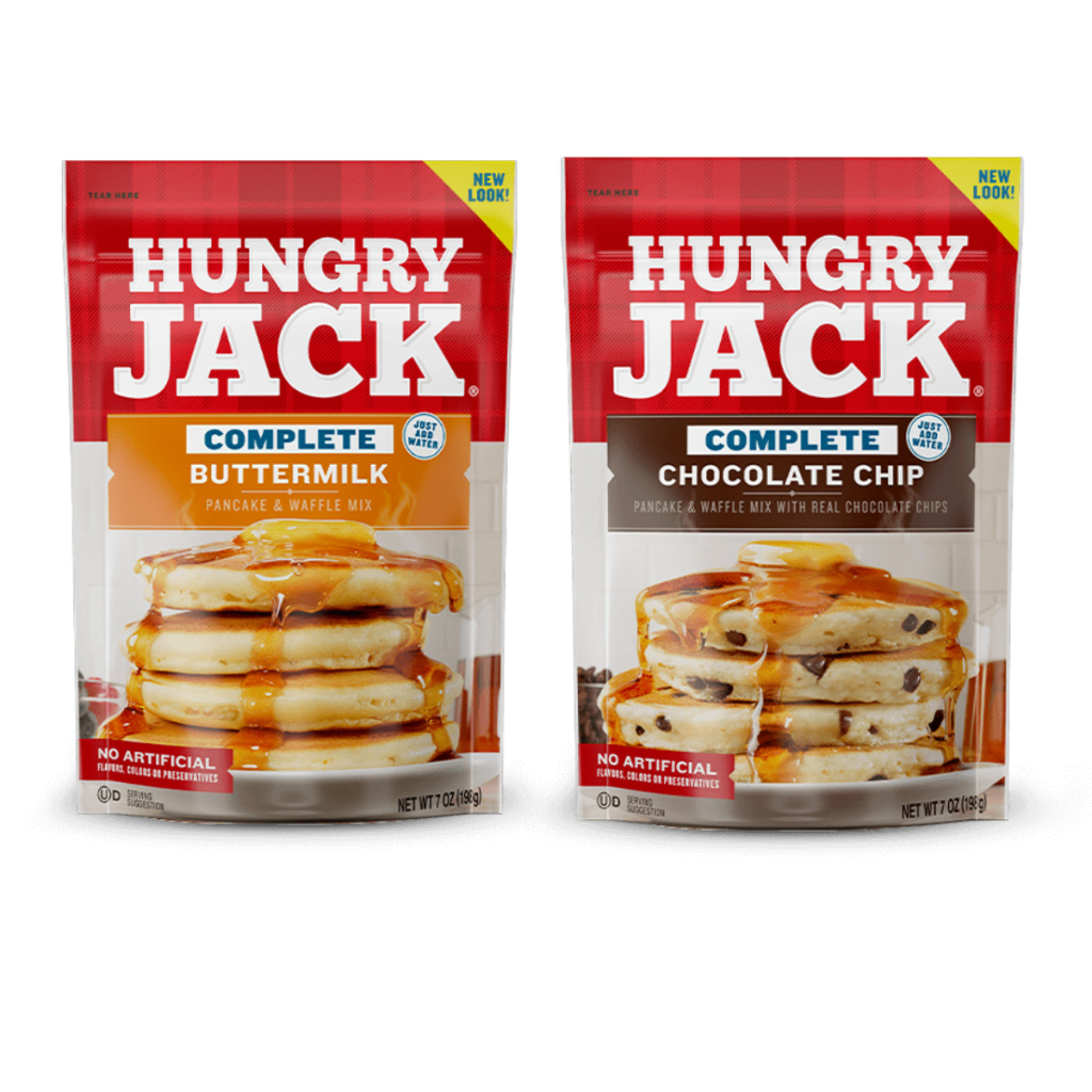 Kit 2 Sabor Hungry Jack Massa P/ Panqueca 198g Importada