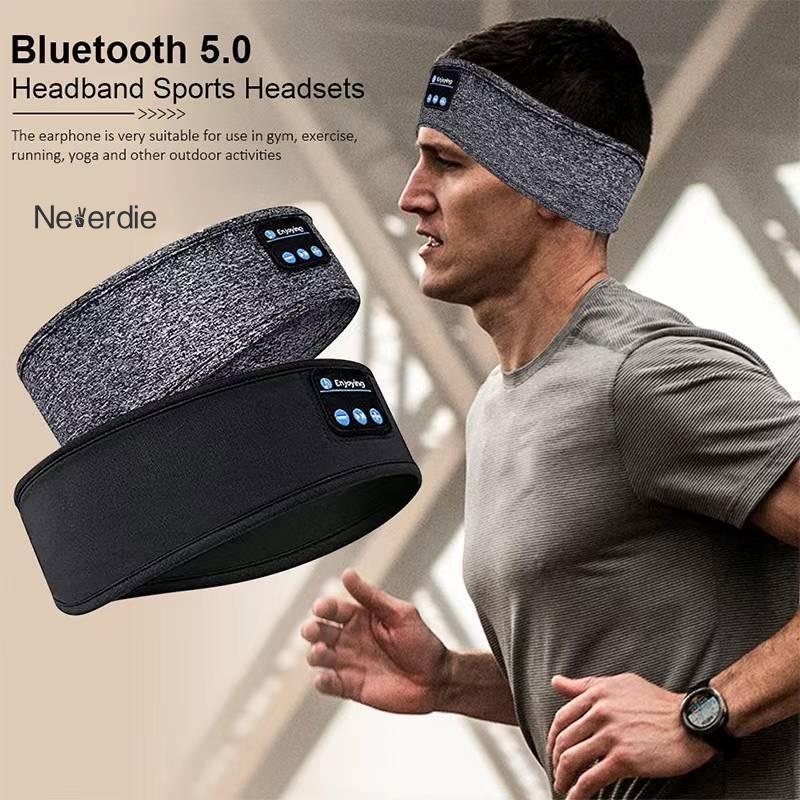 Faixa Fone Ouvido Blootouth Esportes Dormir Bandana Treino em Oferta na Shopee