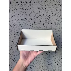 Mini Expositor para Doces / Brownie / Pão de Mel / Palha Italiana / Cake Donuts em Mdf 3mm Branco 20x11x8cm