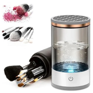 Limpador de pincéis de maquiagem Eletrico Secadora USB 3 em 1