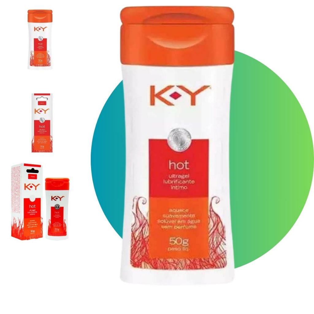 Gel Lubrificante Íntimo Hot K-y Ky Aquece - 50g