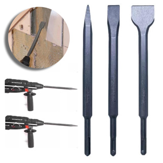 Kit 3 Peças Ponteira E Talhadeiras Para Martelete Sds Aço Ferramenta Top em Oferta na Shopee