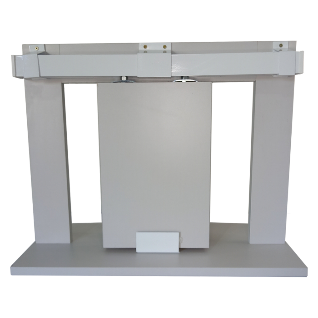 Kit Prático para Porta de Correr até 90cm Branco - 1,80m + 1 Par de Concha em Oferta na Shopee