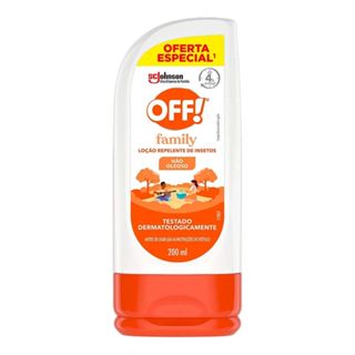 Repelente Off Family Loção 200ml em Oferta na Shopee
