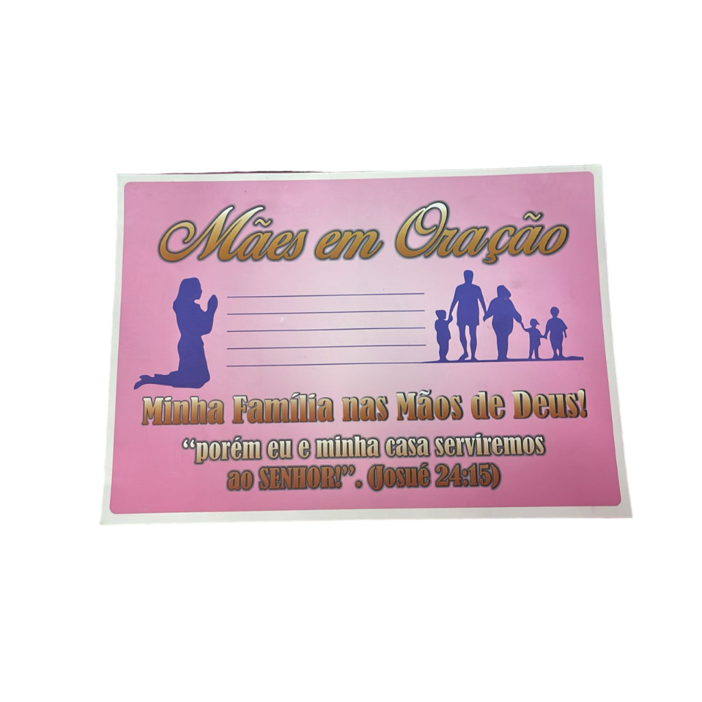 Imagem Tapete Mães em Oração a4 - 100 unidades