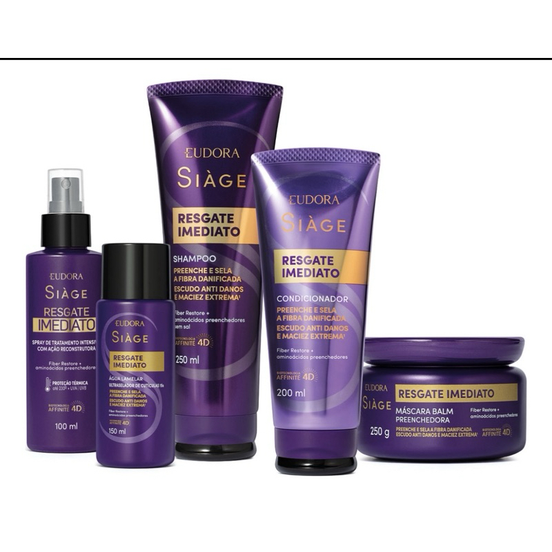 EUDORA Combo Siage Resgate Imediato (5 Itens)