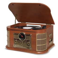Vitrola Spazio Bluetooth USB 78RPM 25RMS Raveo