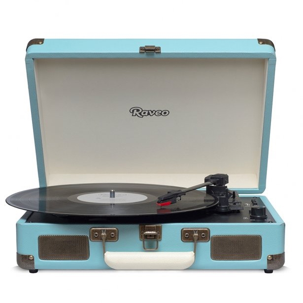 Vitrola Sonetto 10W 78 RPM Light Blue Raveo em Oferta na Shopee