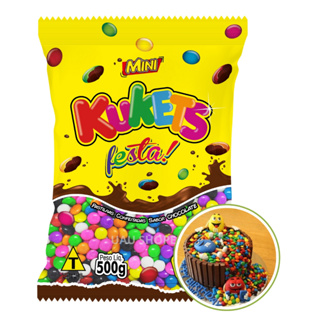 1/2/3 Mini kukets de Chocolate Pastilhas Confeitadas Kuky em Oferta na Shopee