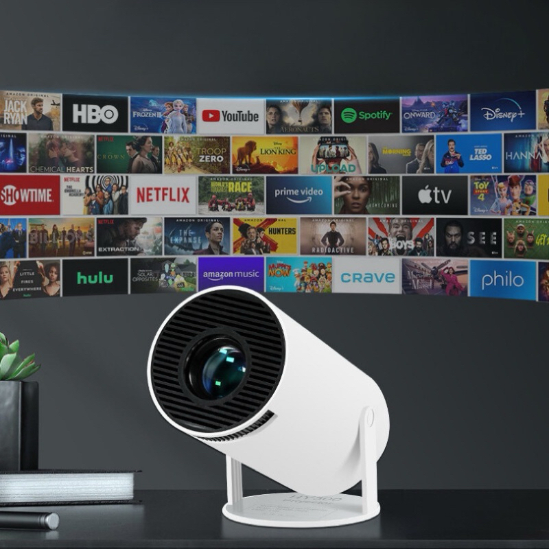 Projetor 4K HD 150 Polegadas Celular, Tv B0x, Xbox, PS, Pc, Wifi HY300 Pro Magcubic Envio Imediato_