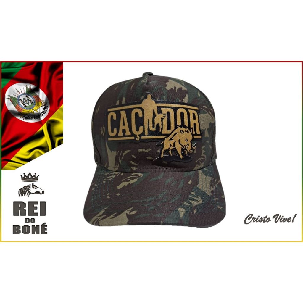 Boné Caçador Camuflado