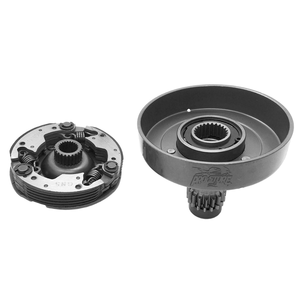 Embreagem Primária Honda Biz 100 1998 a 2001 - C 100 Dream 1993 a 1998 - Sundown WEB 100 2002 a 2014 Base Alta completa.