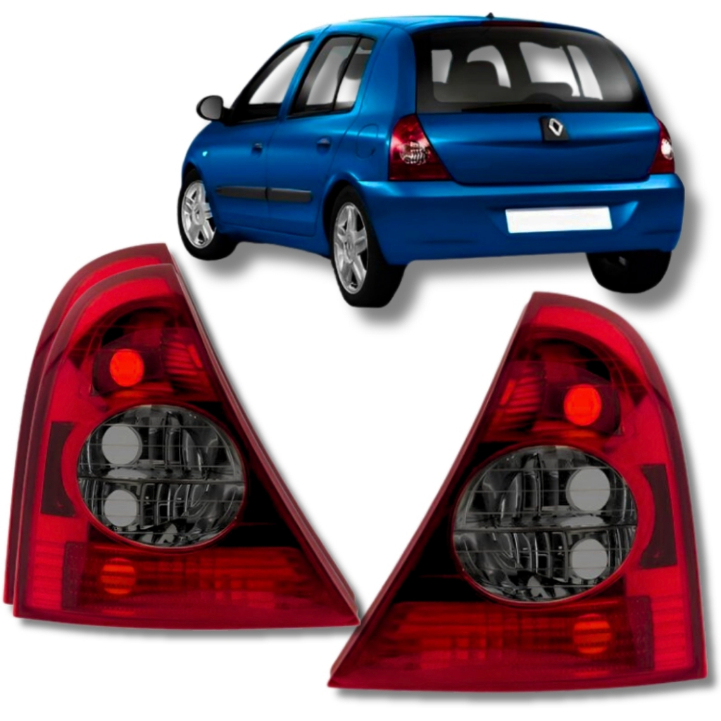 Par Lanterna Traseira Renault Clio H 2003 2004 2005 2006 2007 2008 2009 2010 Fumê em Oferta na Shopee
