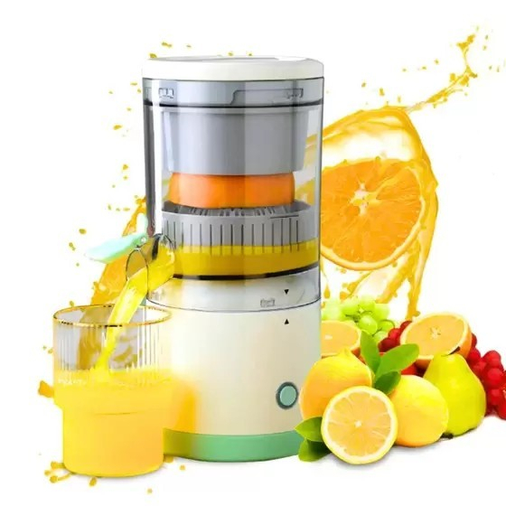 Espremedor Elétrico Laranja Limão Frutas Fazer Sucos Recarregável usb