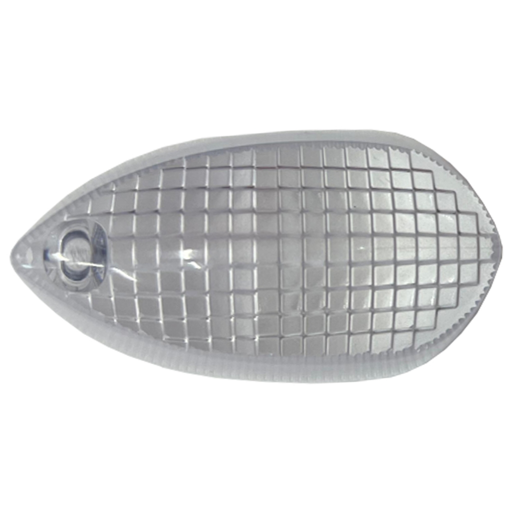 Lente Pisca Factor150 Ybr125 Fazer250 Cristal Com Parafuso — imagem 2 de 2