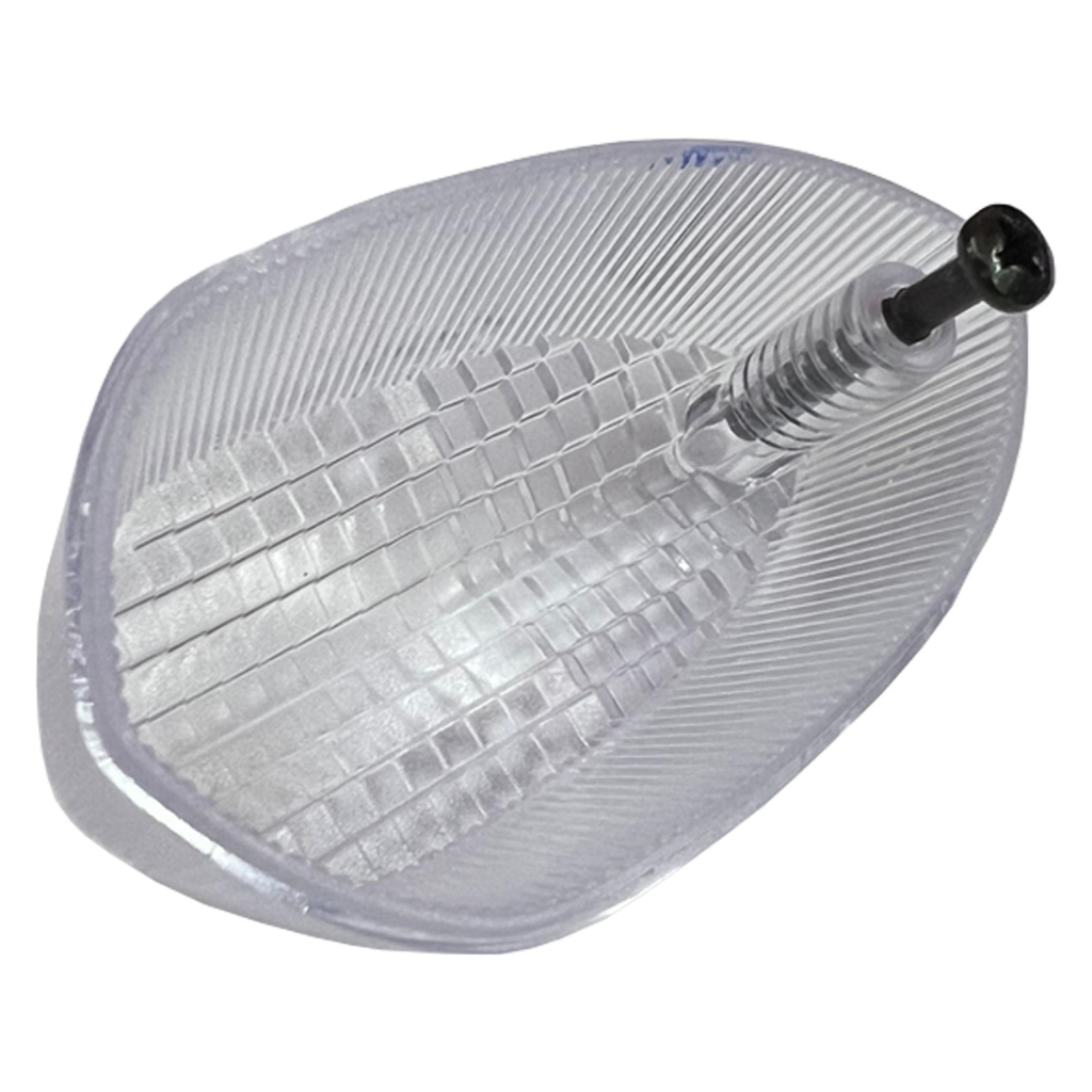 Lente Pisca Factor150 Ybr125 Fazer250 Cristal Com Parafuso