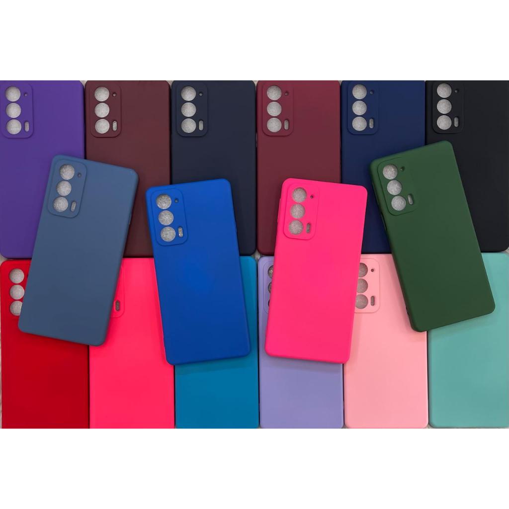 Capa Capinha Para Motorola EDGE 20 Silicone Aveludado Película Case