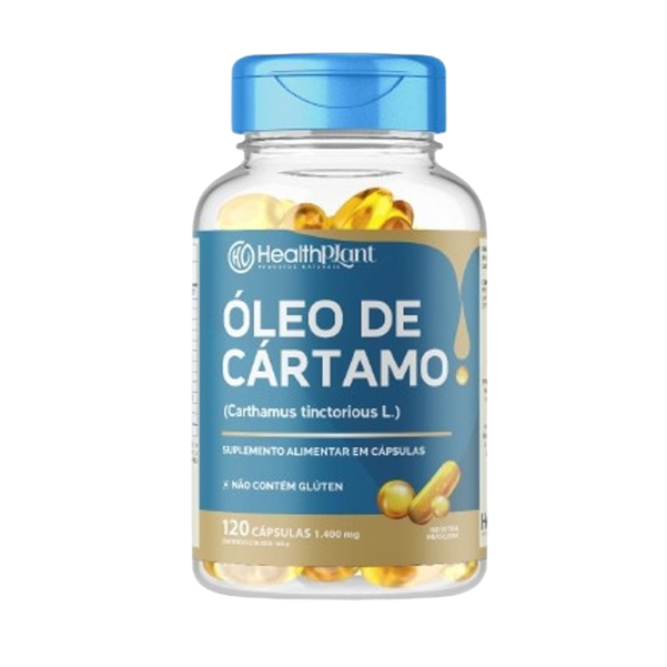 Óleo De Cártamo 120 Cápsulas Softgel 1400mg