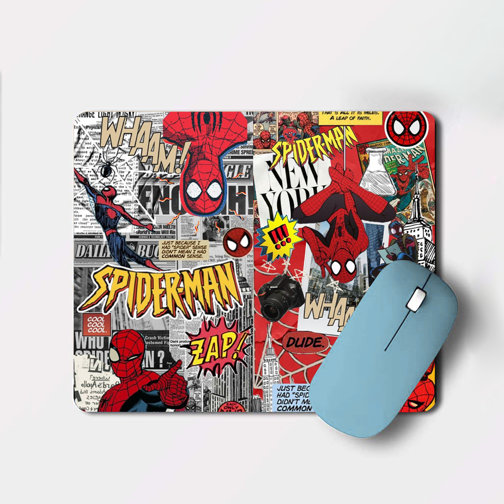 Mouse Pad Personalizado Homem Aranha - Spider-Man Marvel Super Heróis - Quadrinhos Desenho Filme