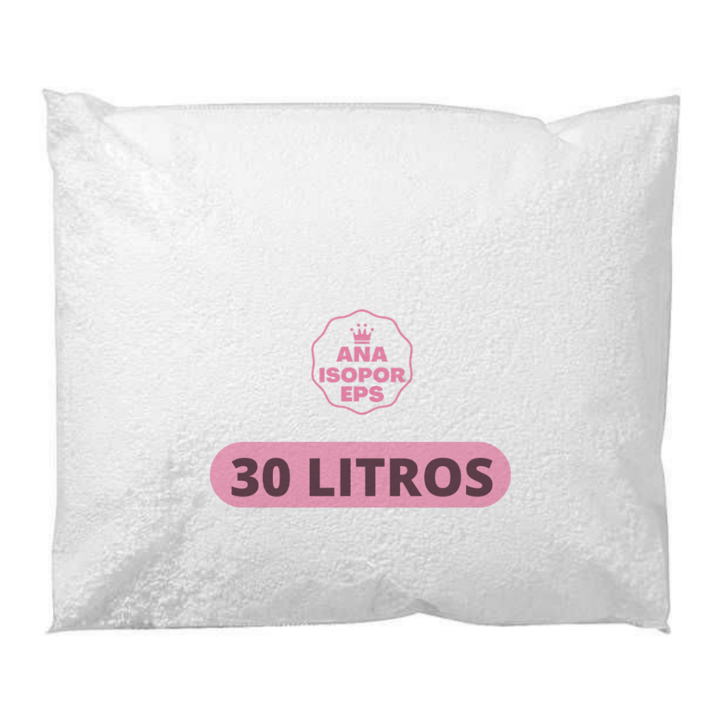 Isopor (pérola) Bolinha Branca Para Slime Pacote 30 Litros