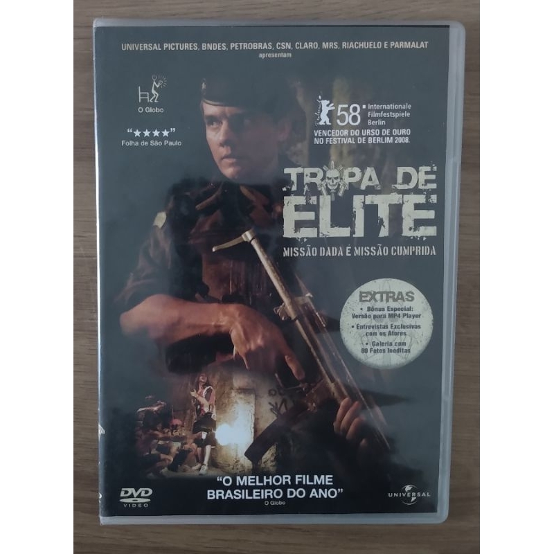 Dvd Tropa De Elite: Missão Dada é Missão Cumprida + Tropa de Elite 2: O Inimigo agora é outro