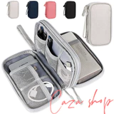 Necessaire organizadora de cabos e carregadores